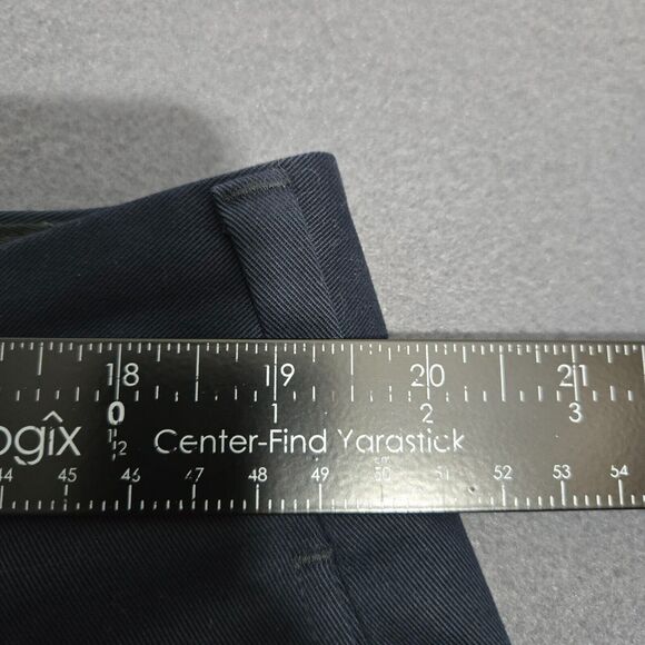 Brooks Brothers Men 40X31(30.5) Navy Advantage Chino Clark Straight Leg Pants - Picture 13 of 13